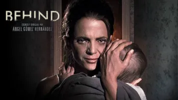 Behind