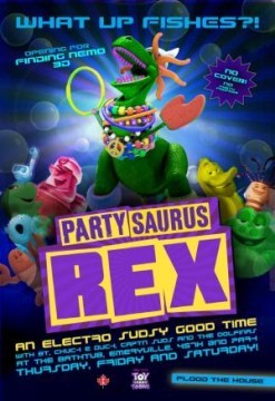 Toy Story Toons Fiesta Saurio Rex cortometraje cartel
