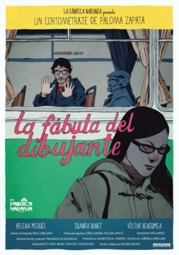 La fábula del dibujante cortometraje cartel poster
