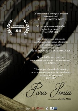 Para Sonia cortometraje cartel poster