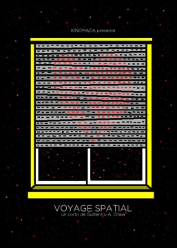 Viaje espacial intergaláctico cortometraje cartel poster