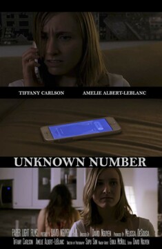 Unknown Number corto cartel poster