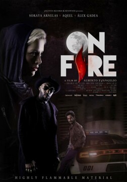 On Fire corto cartel poster