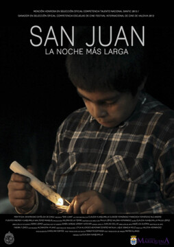 San Juan la noche mas larga corto cartel poster