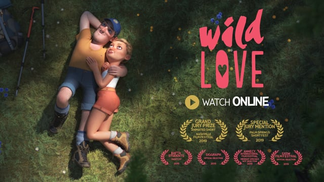 Wild love. Cortometraje de animación de Paul Autric y Quentin Camus