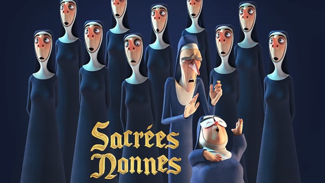 Sacrées Nonnes. Cortometraje de animación de Anissa Beddiaf