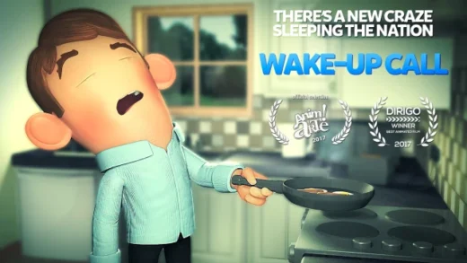 Wake-Up Call. Cortometraje de animación de Luke Angus