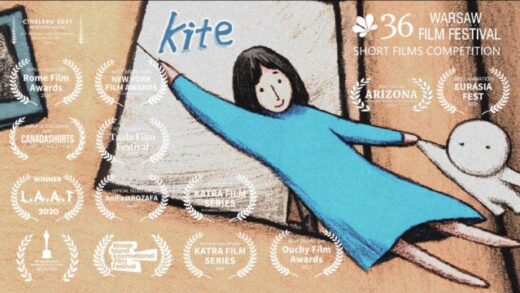 Kite. Cortometraje chino de animación de Hongwei Wang