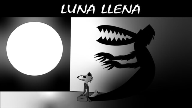 Luna llena. Cortometraje animación de terror de Francisco Toledo