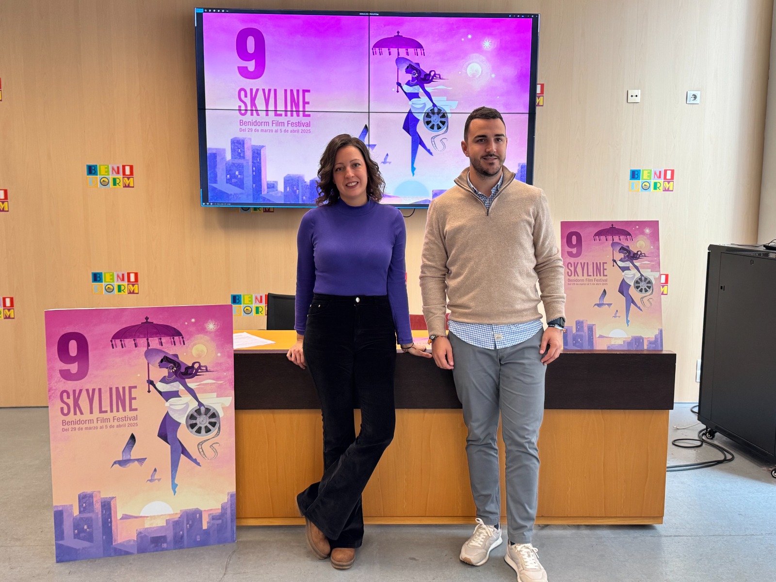 Presentación del cartel del Skyline Benidorm Film Festival 2025